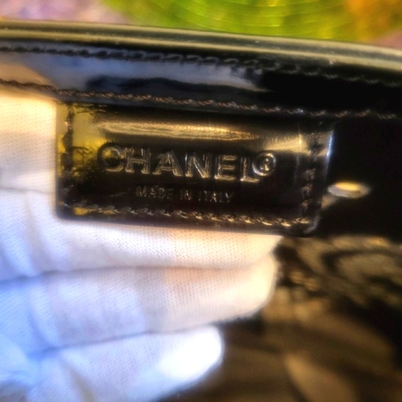 🚨(Semi Project) Chanel Triple Cocomark Patent Tote with COA(s). Sold-AS-IS. - Picture 9 of 17